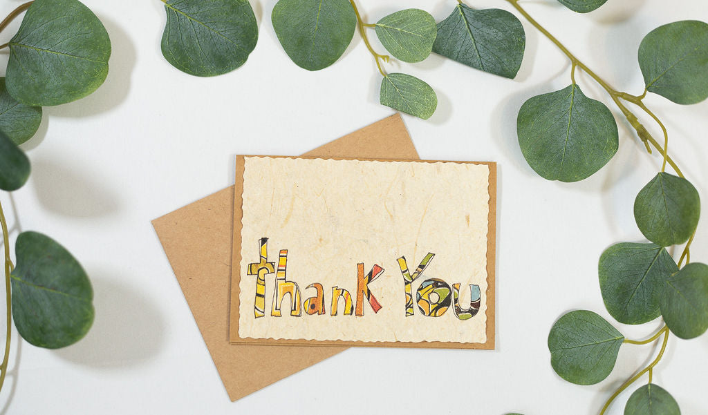 Thank you - card